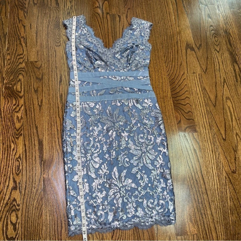 Tadashi Shoji Sequin Knee Length Sheath Dress - Picture 11 of 11